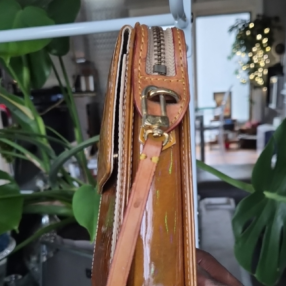 Louis Vuitton Bronze Vernis Mott Monogram Bag - Picture 7 of 13
